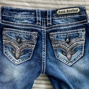 Rock Revival Crop Jean  - Lanlan